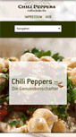 Mobile Screenshot of chili-peppers.de