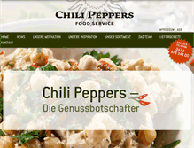 Tablet Screenshot of chili-peppers.de